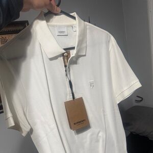 White Burberry Polo AUTHENTIC